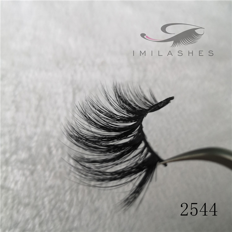 Long full false eyelashes real mink lashes in bulk A-44